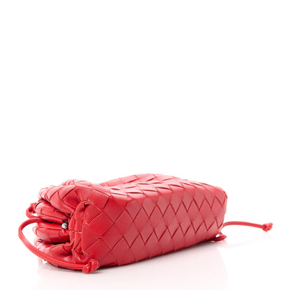 Bottega Veneta Nappa Intrecciato The Mini Pouch Bright Red 4 of 11
