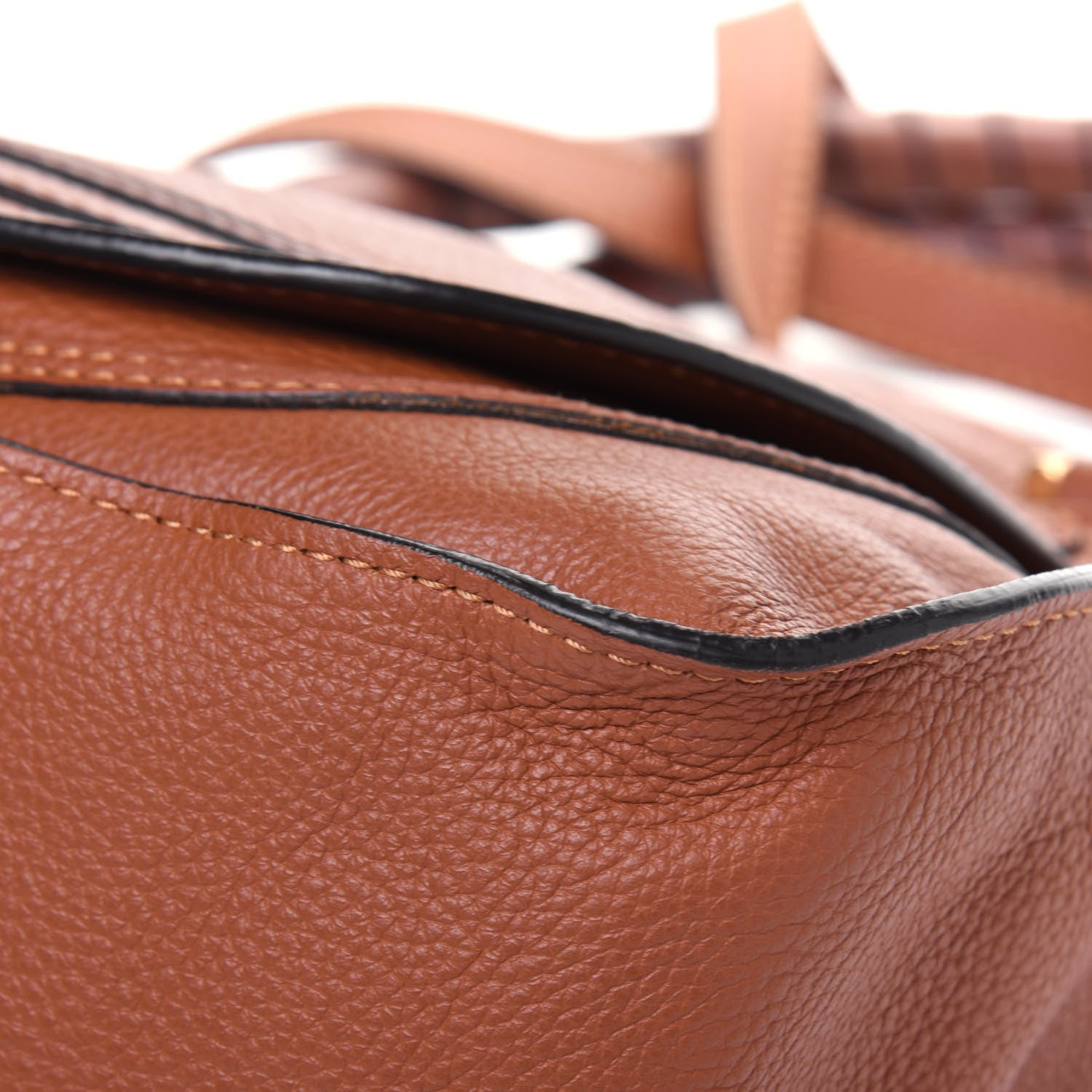 Chloe Calfskin Medium Marcie Satchel Tan 12 of 18