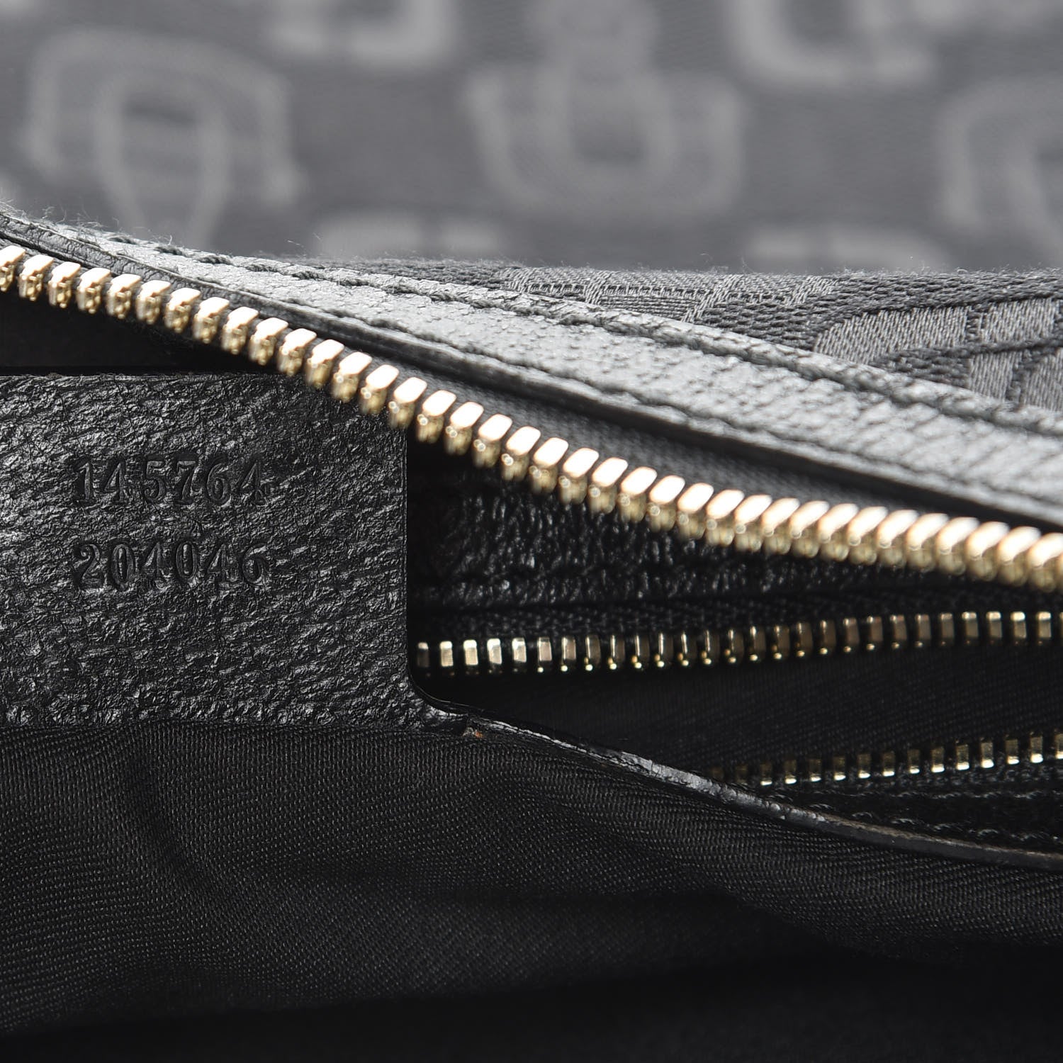 Gucci Canvas Horsebit Glam Hobo Black 7 of 11