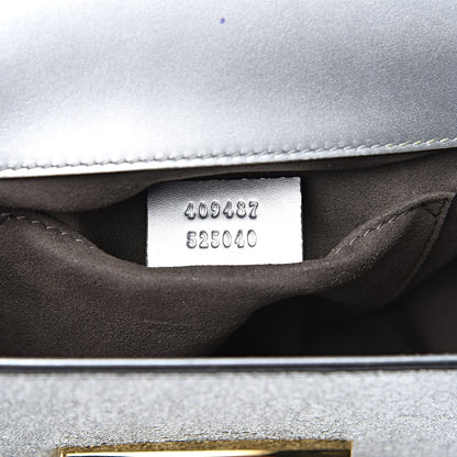 Gucci Galassia Small Padlock Shoulder Bag Argento 8 of 13