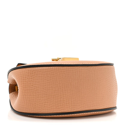 Chloe Grained Calfskin Lambskin Mini Bi-Color Drew Shoulder Bag Wet Sand Sunflower 4 of 11
