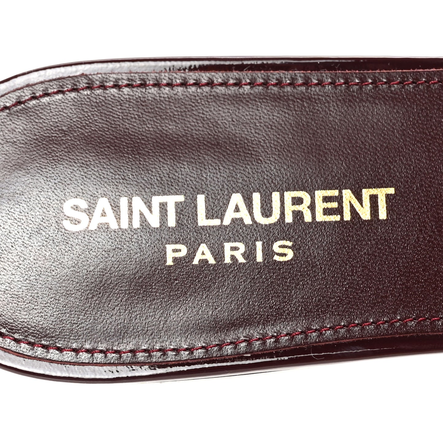 Patent Tribute 05 Slide Sandals 40 Burgundy