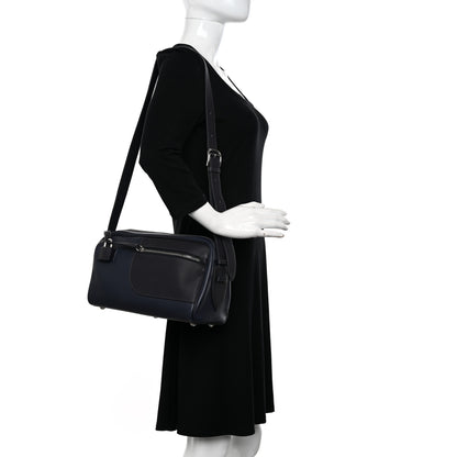 Hermes Evercolor Taurillon Clemence Petit Courrier Bag Bleu Nuit Caban 2 of 10
