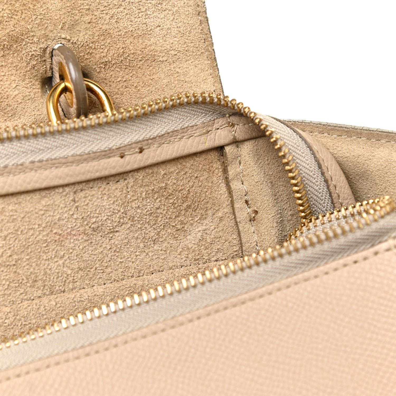 Celine Grained Calfskin Mini Belt Bag Light Taupe 15 of 24