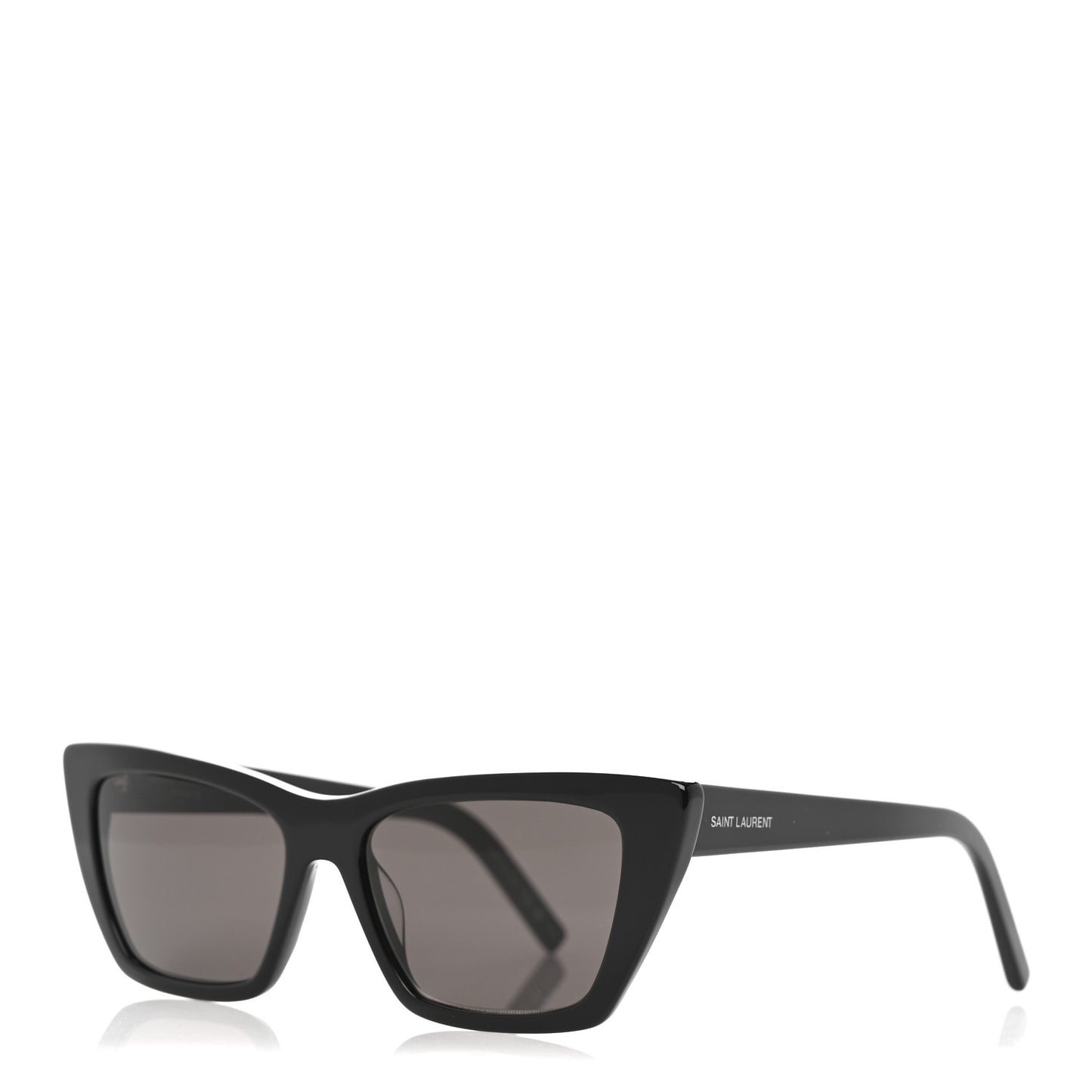 Acetate Mica Cat Eye Sunglasses SL 276 Black