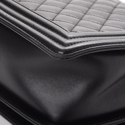 Chanel Lambskin Quilted New Medium Boy Flap Black 11 of 11