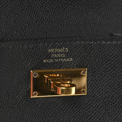 Hermes Epsom Kelly Pocket Compact Wallet Black 6 of 8