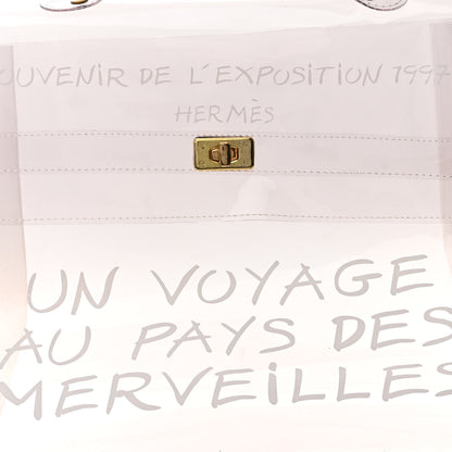 Hermes Vinyl Souvenir De L'Exposition Kelly Transparent 6 of 8