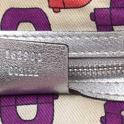 Gucci Metallic Guccissima Small Pelham Shoulder Bag Silver 7 of 14