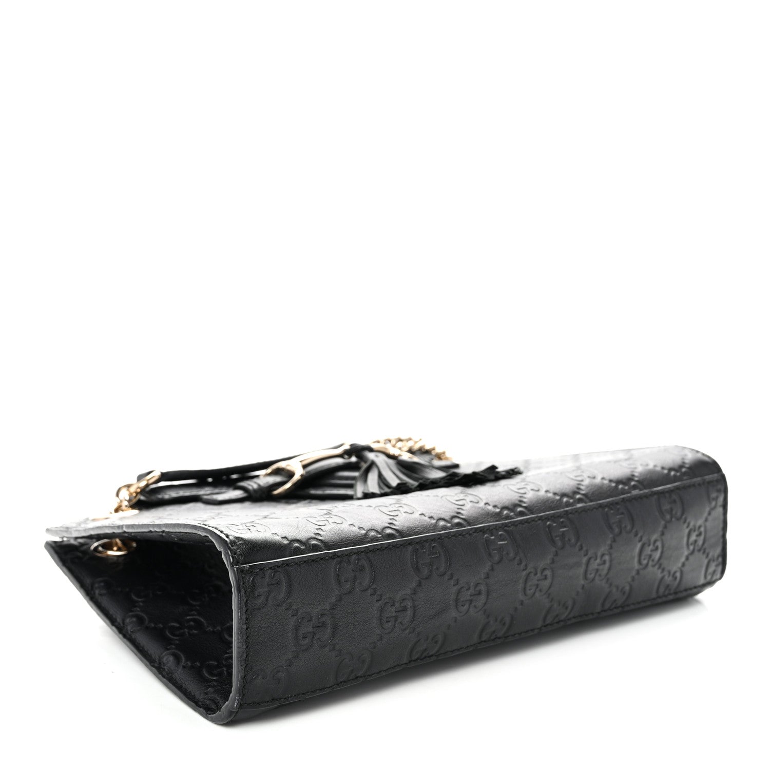 Gucci Guccissima Small Emily Shoulder Bag Black 4 of 10