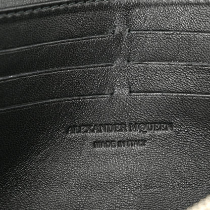 Alexander McQueen Calfskin Skull Wallet on Chain Black 5 of 9