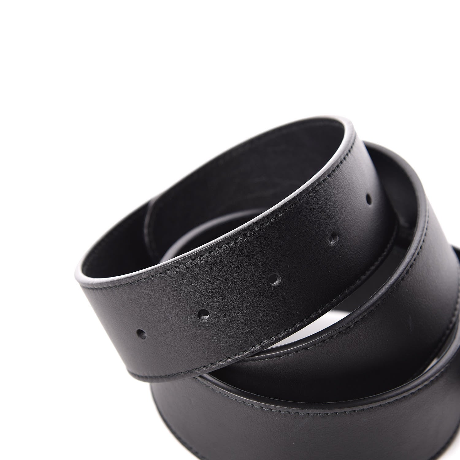 Gucci Moon Calfskin Nickel Double G 40mm Belt 110 44 Black 4 of 7