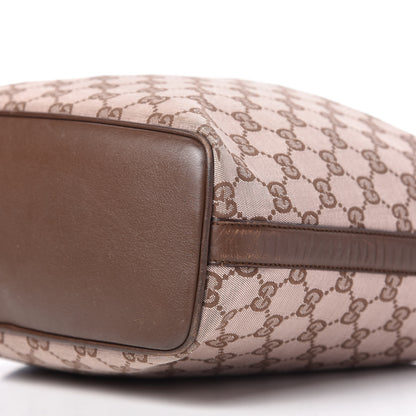 Gucci Monogram Hobo Dark Brown 7 of 10