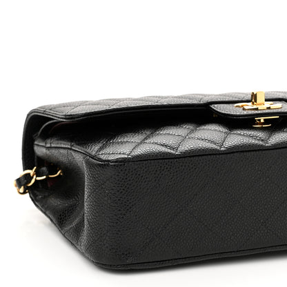 Chanel Caviar Quilted Medium Double Flap Black 8 of 9
