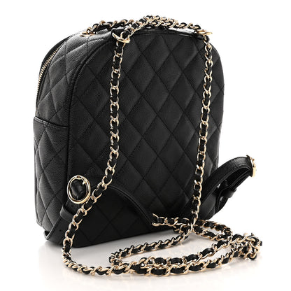 Chanel Caviar Quilted Small CC Day Backpack Black 3 of 10