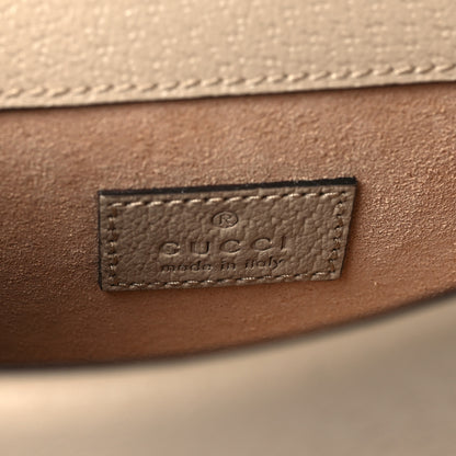 Gucci GG Supreme Monogram Textured Dollar Calfskin Super Mini Dionysus Shoulder Bag Beige Mystic White Oatmeal 6 of 9