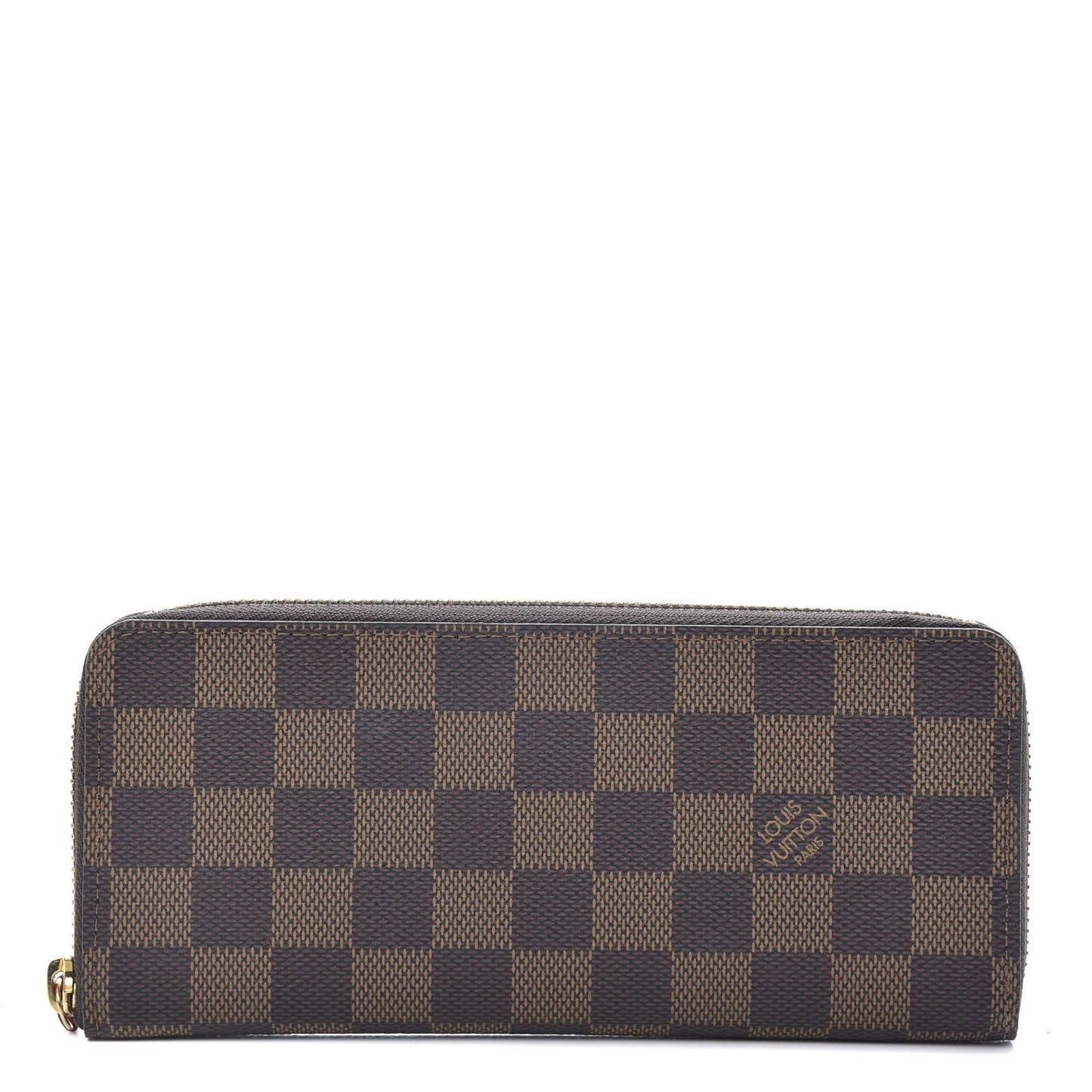 Damier Ebene Clemence Wallet Cherry