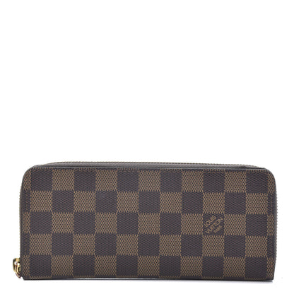 Louis Vuitton Damier Ebene Clemence Wallet Cherry 1 of 8