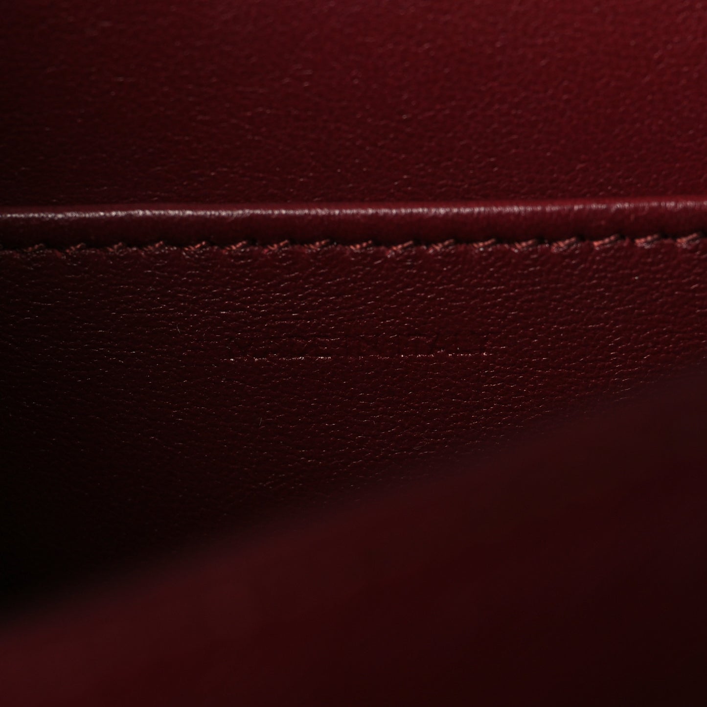 Box Calfskin Teen Classic Box Flap Bag Burgundy