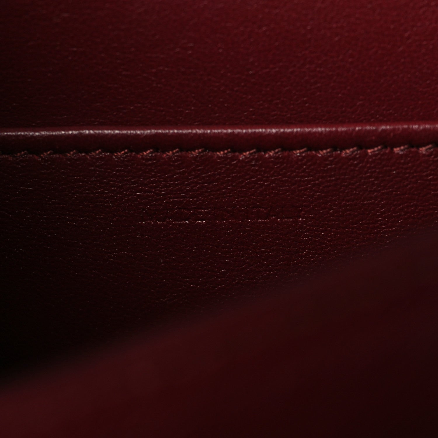 Celine Box Calfskin Teen Classic Box Flap Bag Burgundy 7 of 10