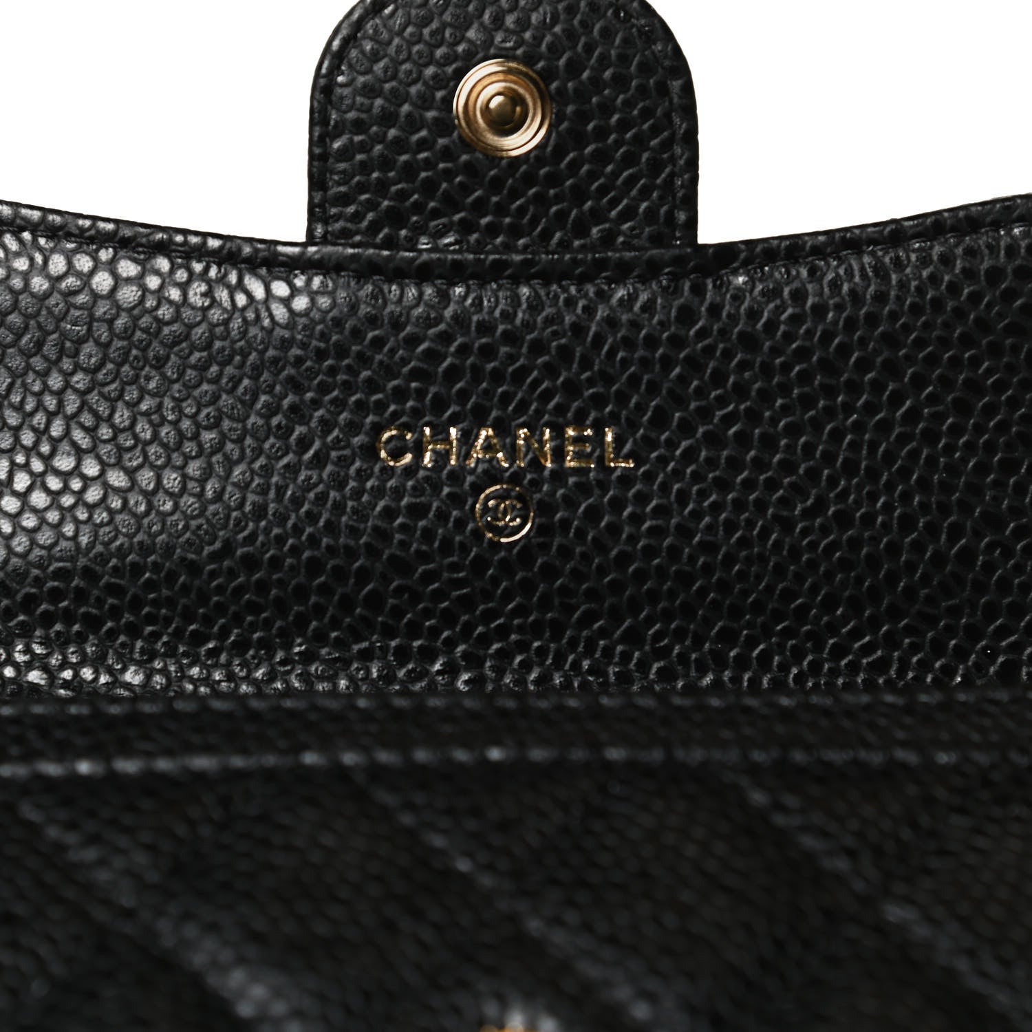 Chanel Caviar Quilted Flap Card Holder Black 6 of 10