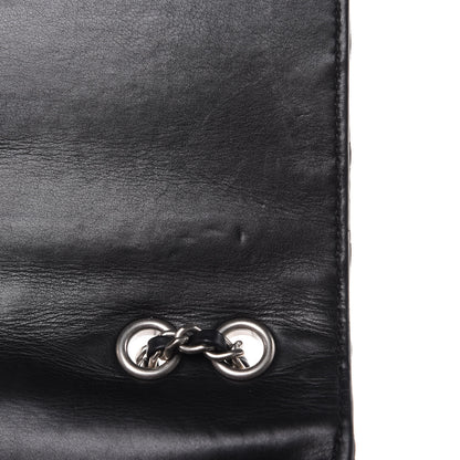 Chanel Calfskin Studded Chevron Quilted Flap Black 12 of 16