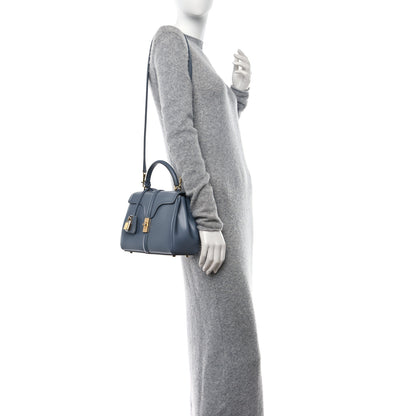 Celine Satinated Calfskin Small 16 Top Handle Bag Pale Blue 3 of 9