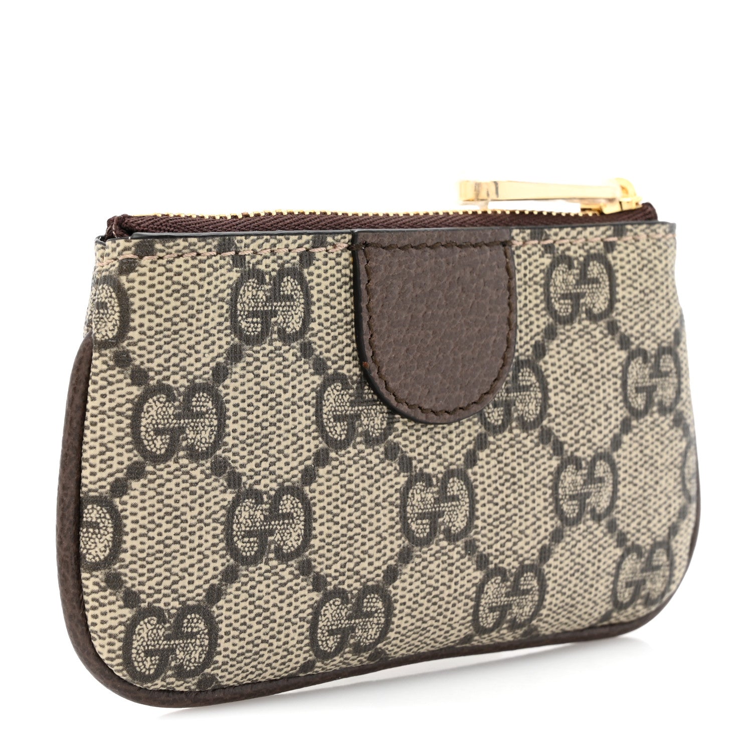 Gucci GG Supreme Monogram Web Ophidia Key Case Beige New Acero 3 of 8