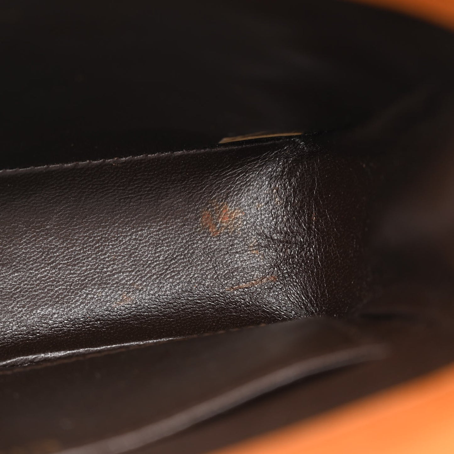Lambskin Quilted Mini 31 Shopping Bag Brown