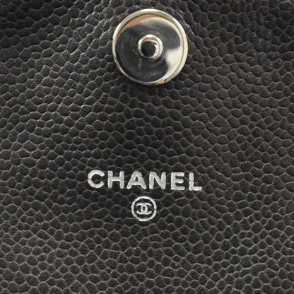 Chanel Caviar Half Moon Wallet On Chain WOC Dark Brown 7 of 10