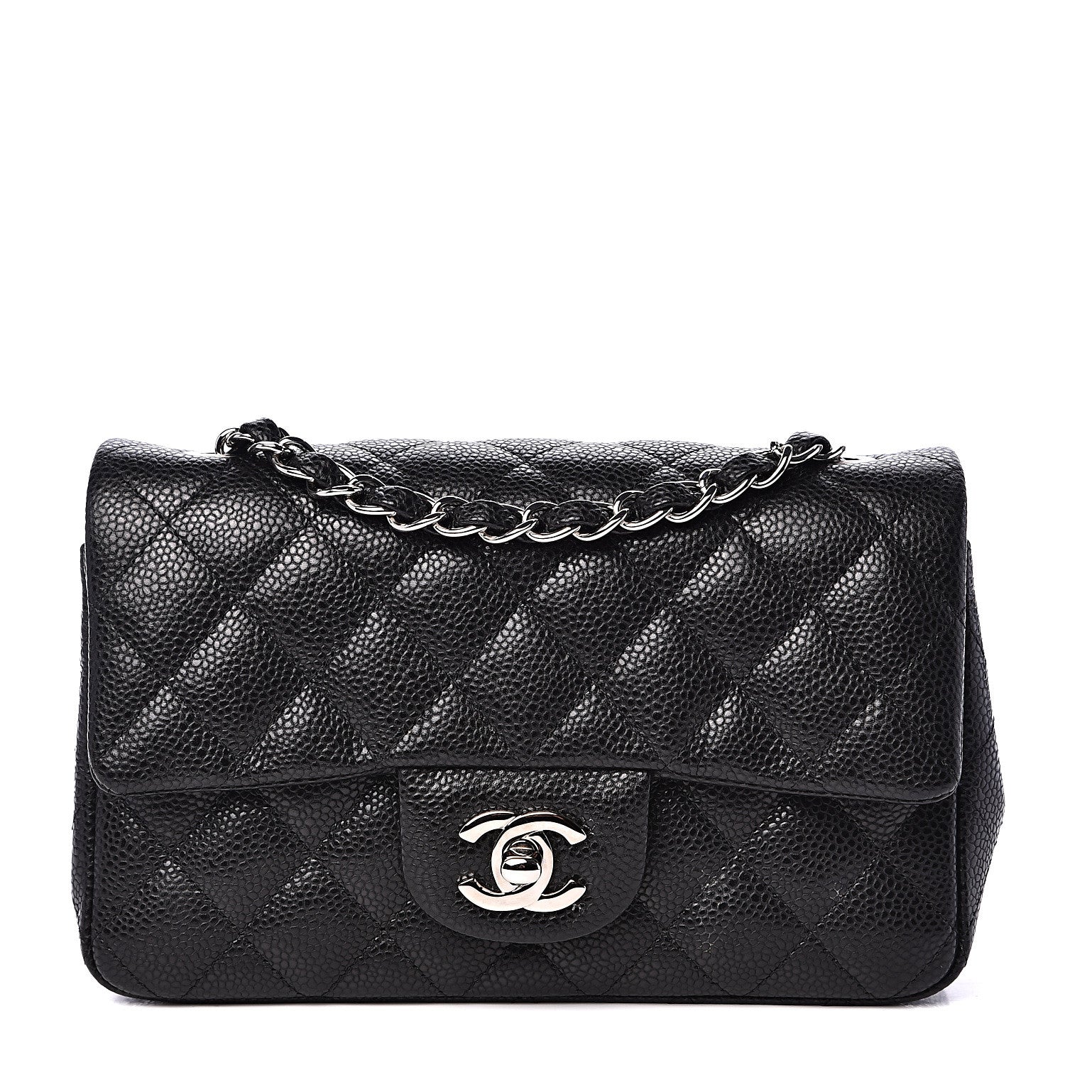 Chanel Caviar Quilted Mini Rectangular Flap Black 1 of 10