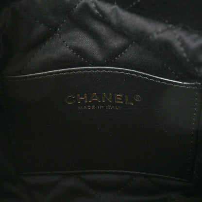 Chanel Shiny Crumpled Calfskin Quilted Pearl Mini Chanel 22 Black 6 of 10