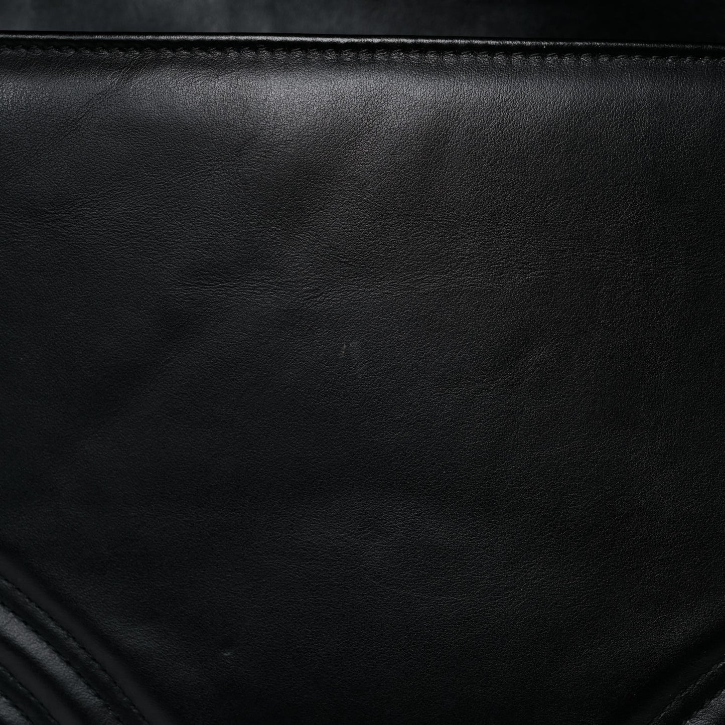 Calfskin Matelasse Large GG Marmont Shoulder Bag Black