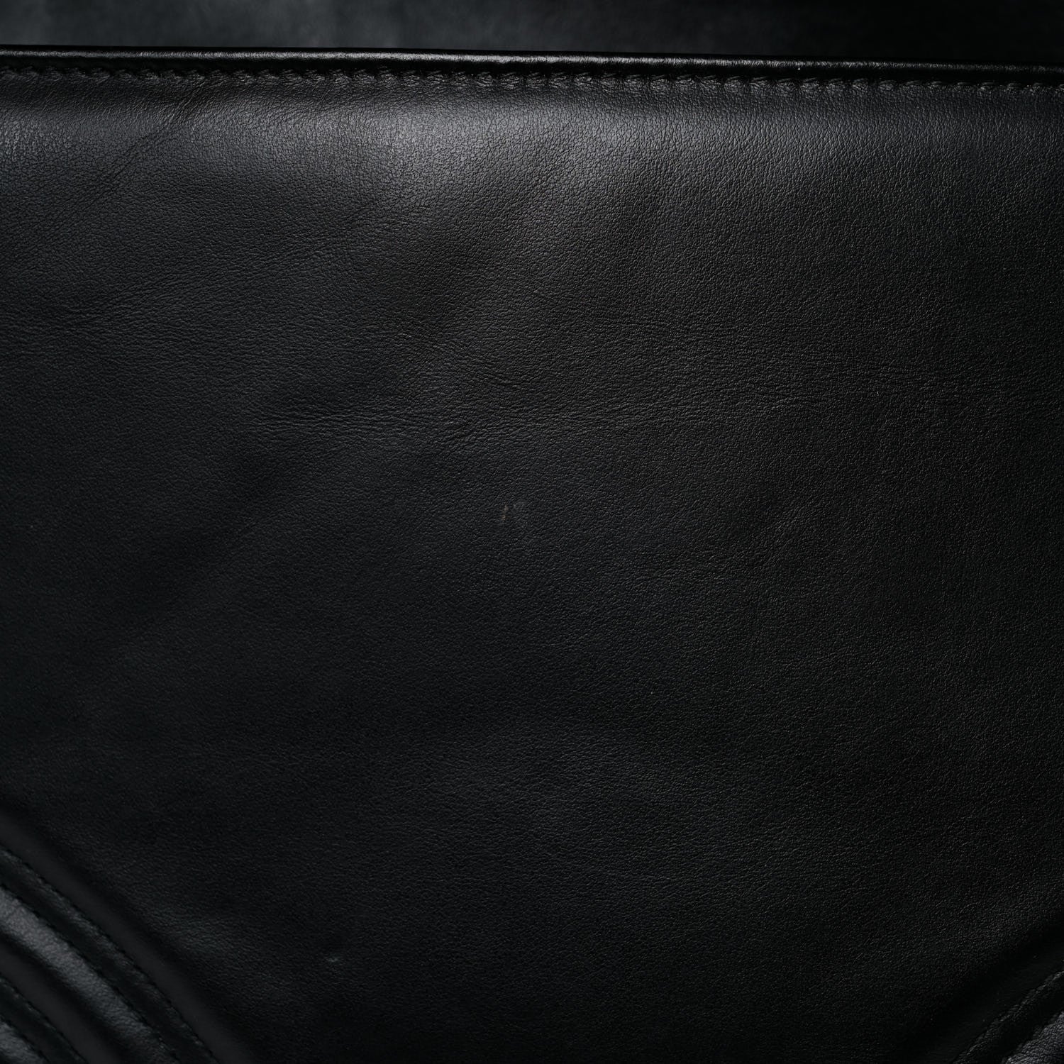 Gucci Calfskin Matelasse Large GG Marmont Shoulder Bag Black 14 of 22