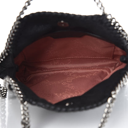 Stella McCartney Shaggy Deer Tiny Falabella Tote Black 5 of 7