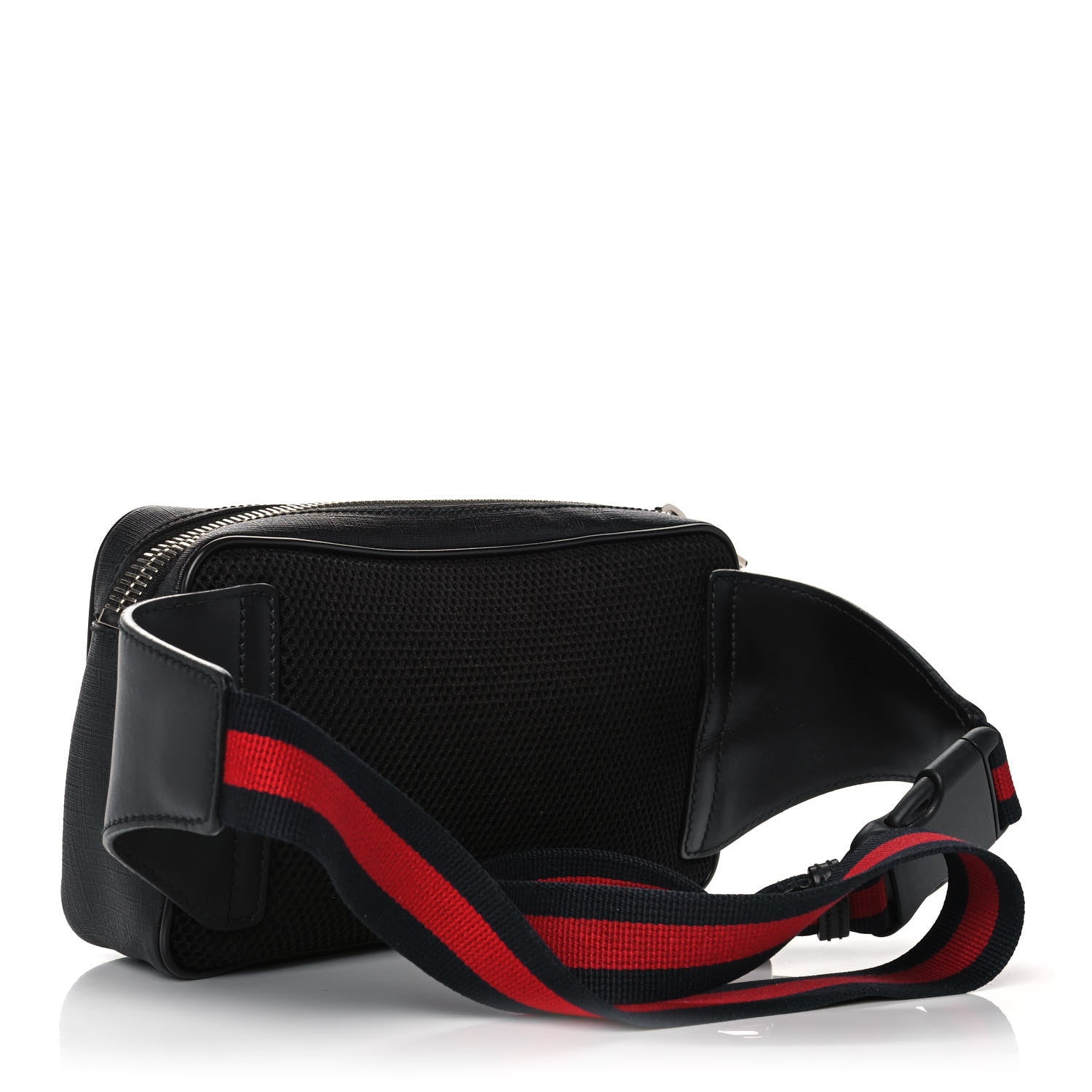 Gucci Soft GG Supreme Monogram Web Belt Bag Black Grey 3 of 11