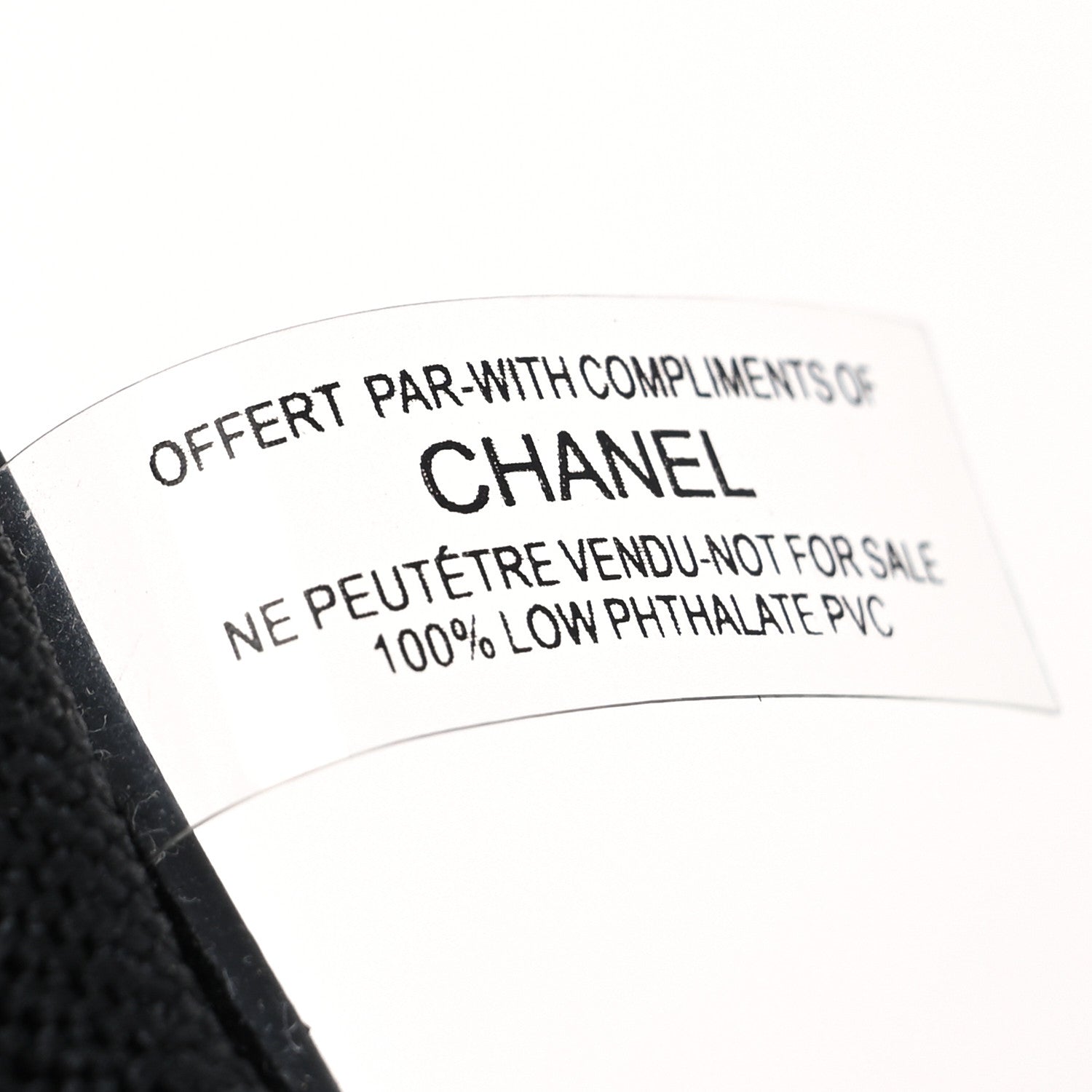 Chanel Logo Suspenders Black White 3 of 5