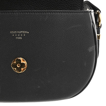 Louis Vuitton Grained Calfskin LV Pont 9 Soft MM Black 10 of 10