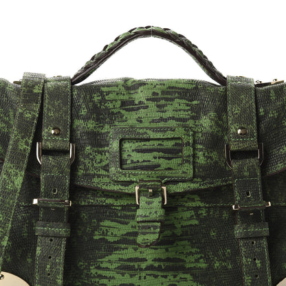 Mulberry Lizard Print Travel Day Grass Green 9 of 9