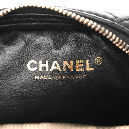 Chanel Nubuck Iridescent Calfskin Quilted Reissue Camera Case Black 6 of 12