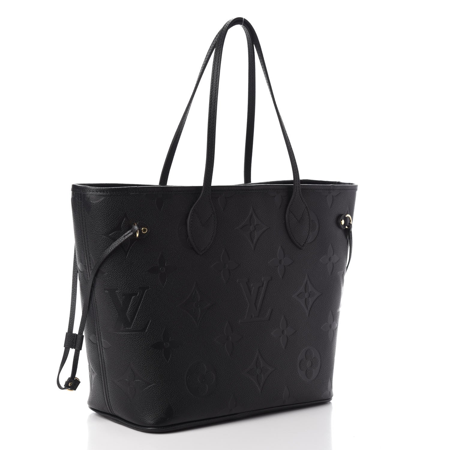 Louis Vuitton Empreinte Monogram Giant Neverfull MM Black 3 of 10