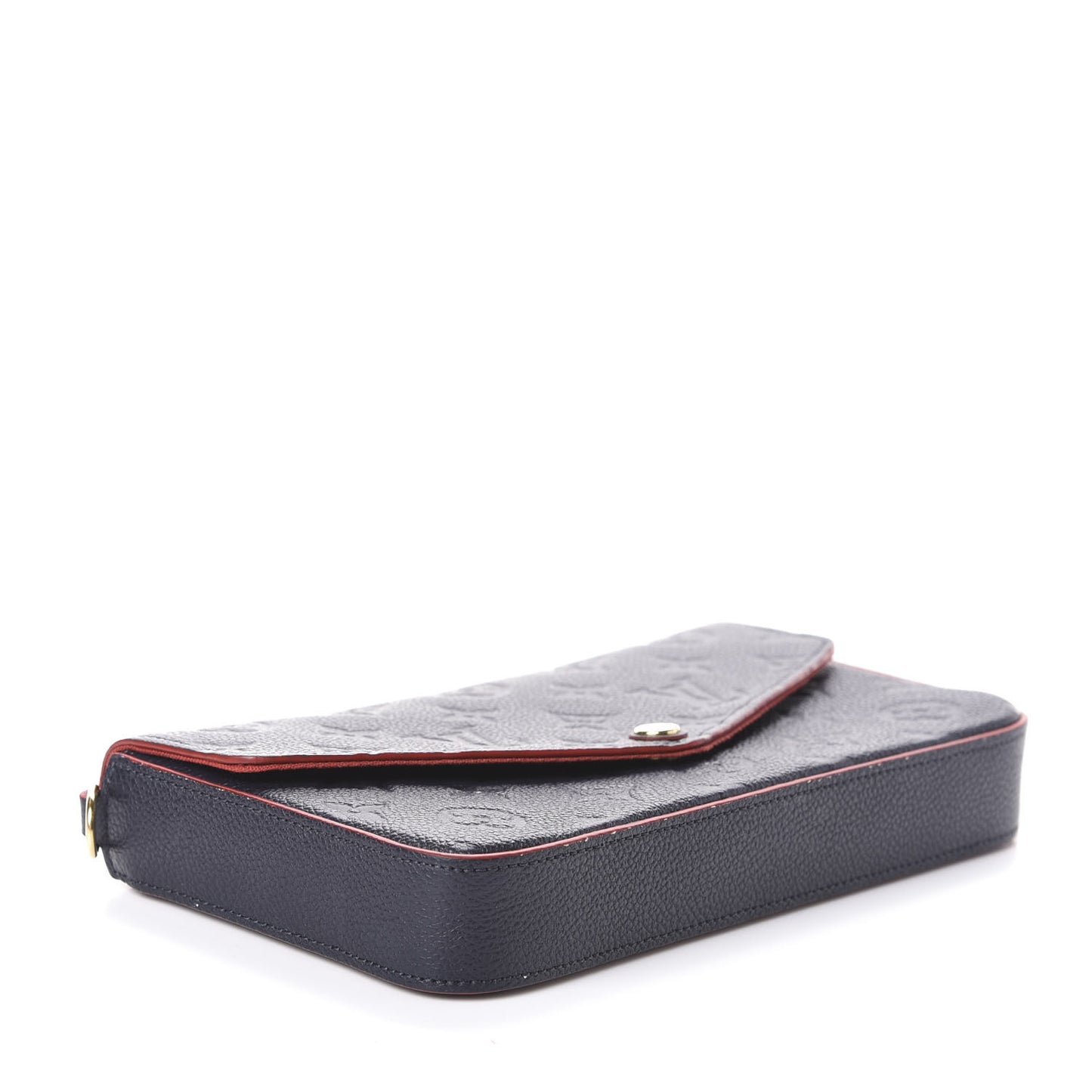 Empreinte Pochette Felicie Chain Wallet Marine Rouge