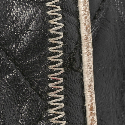 Chanel Lambskin Quilted East West Accordion Flap Black 11 of 11