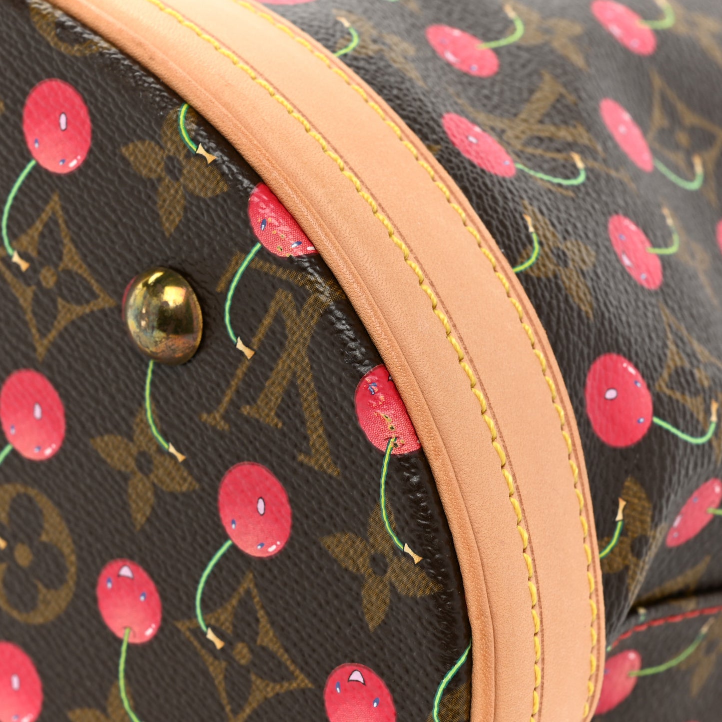 Monogram Cerises Bucket Bag
