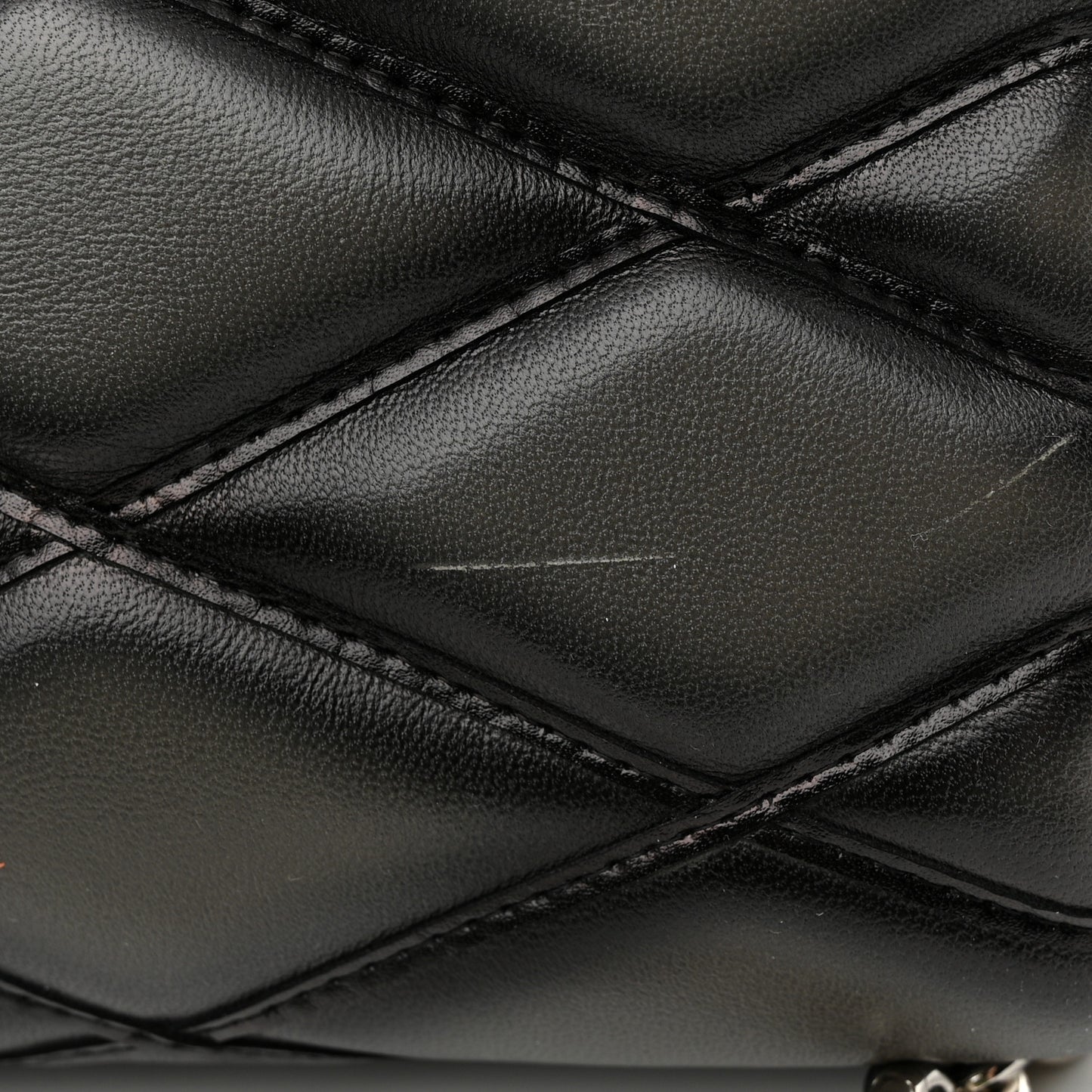 Lambskin Malletage GO-14 PM Charcoal