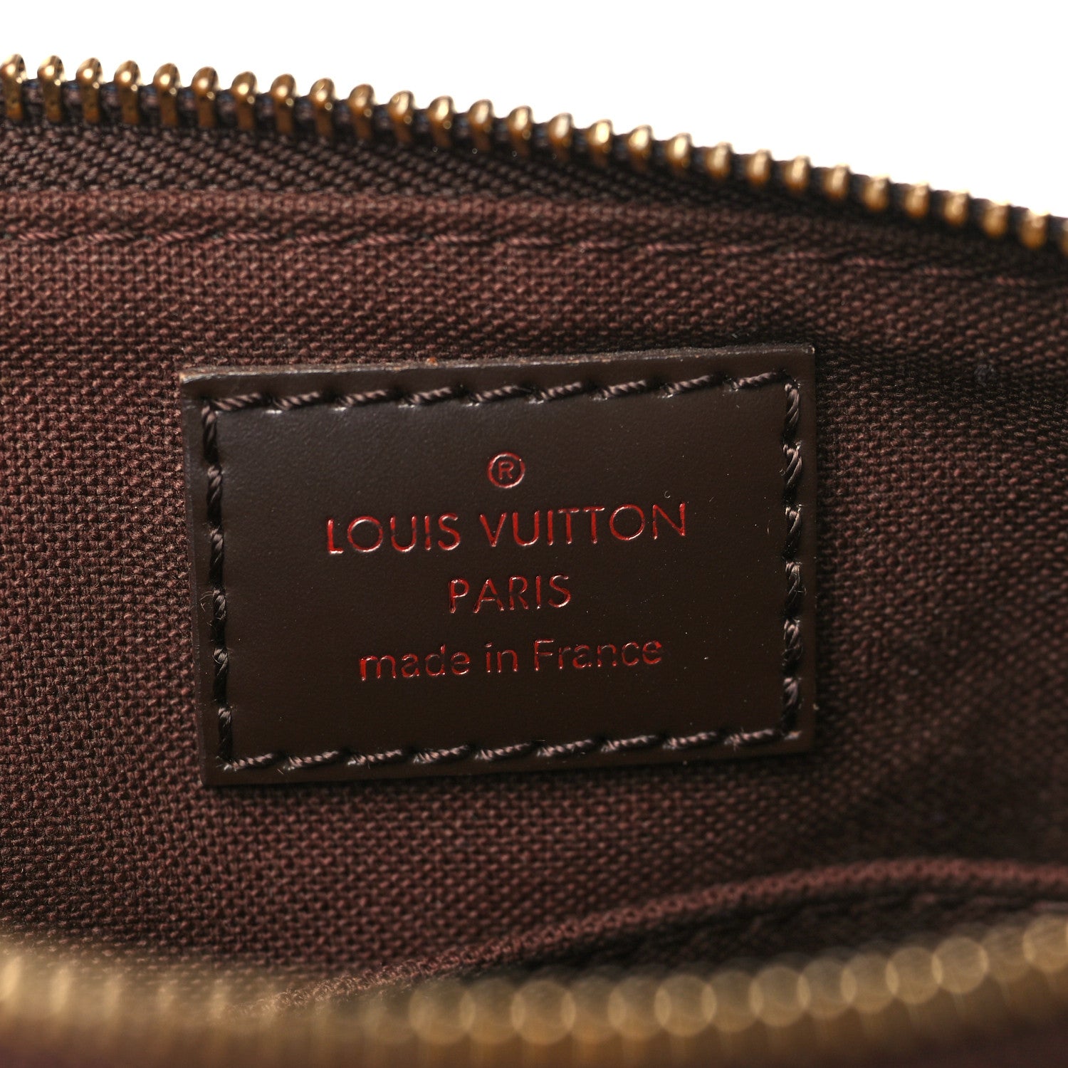 Louis Vuitton Damier Ebene Brooklyn Flat Pochette 6 of 6