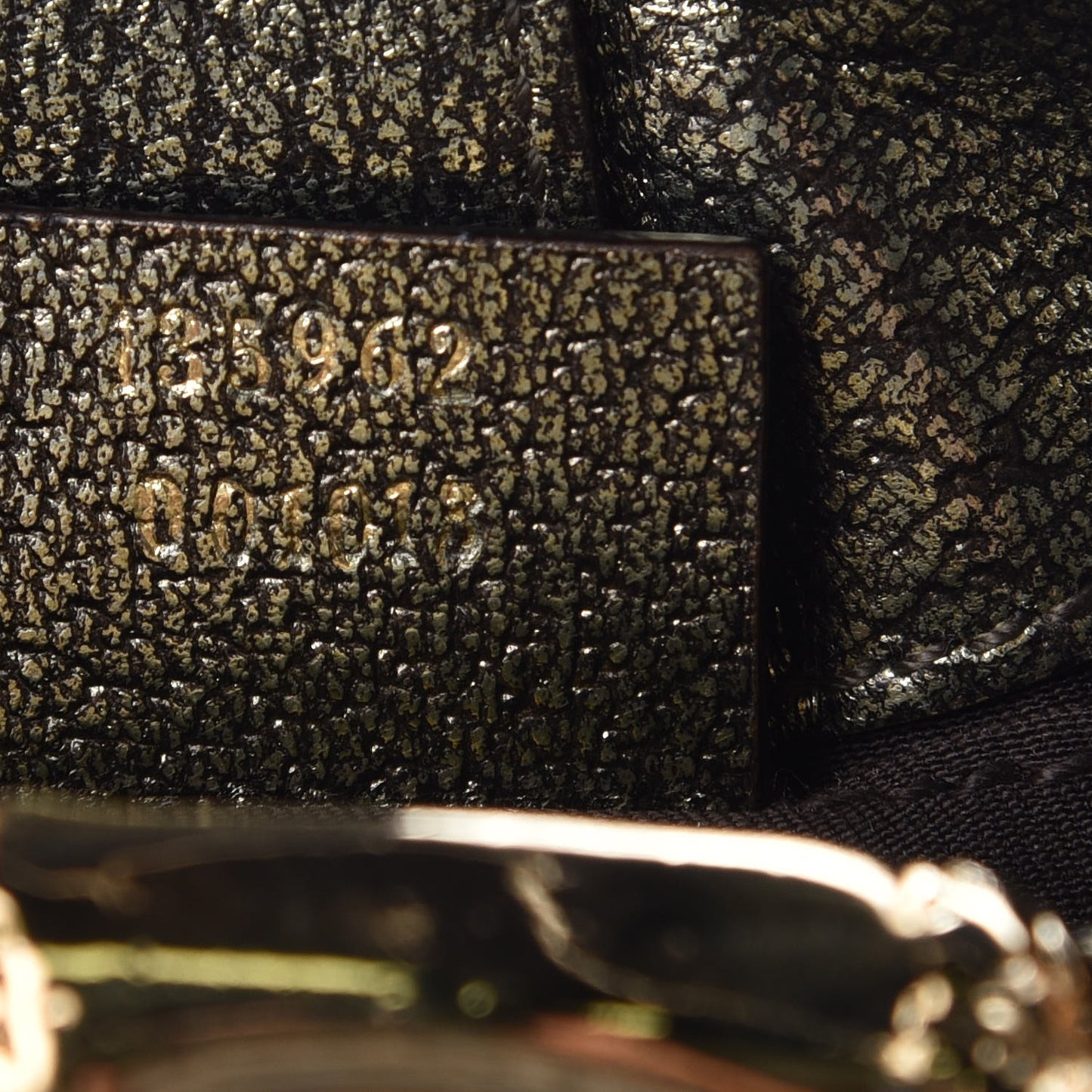 Monogram Bamboo Chain Tom Ford Shoulder Bag Metallic