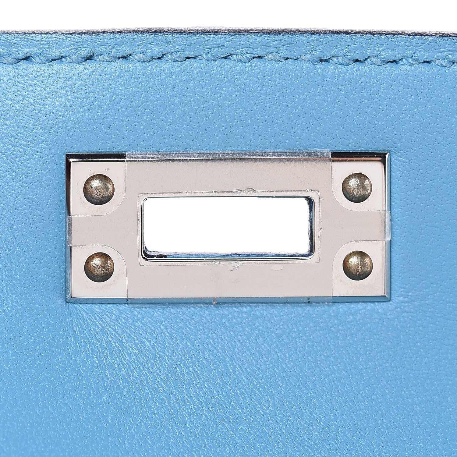 Hermes Epsom Mini Kelly Sellier 20 Bleu Du Nord 11 of 28