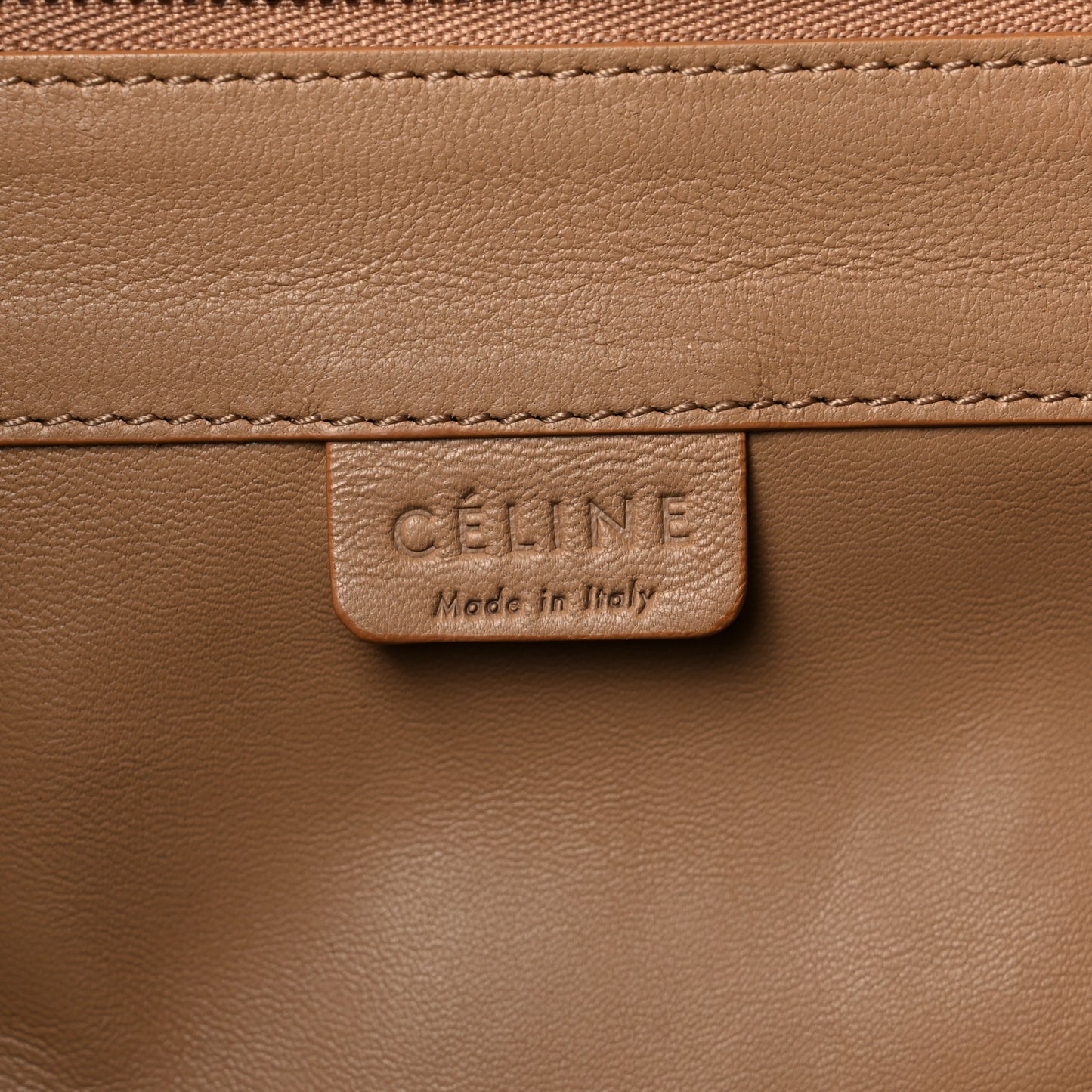 Lambskin Horizontal Bi-Cabas Nude Black