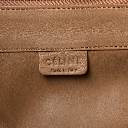 Celine Lambskin Horizontal Bi-Cabas Nude Black 6 of 12